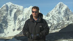 NBC's Richard Engel at Everest base camp. (Photo courtesy of NBC News)