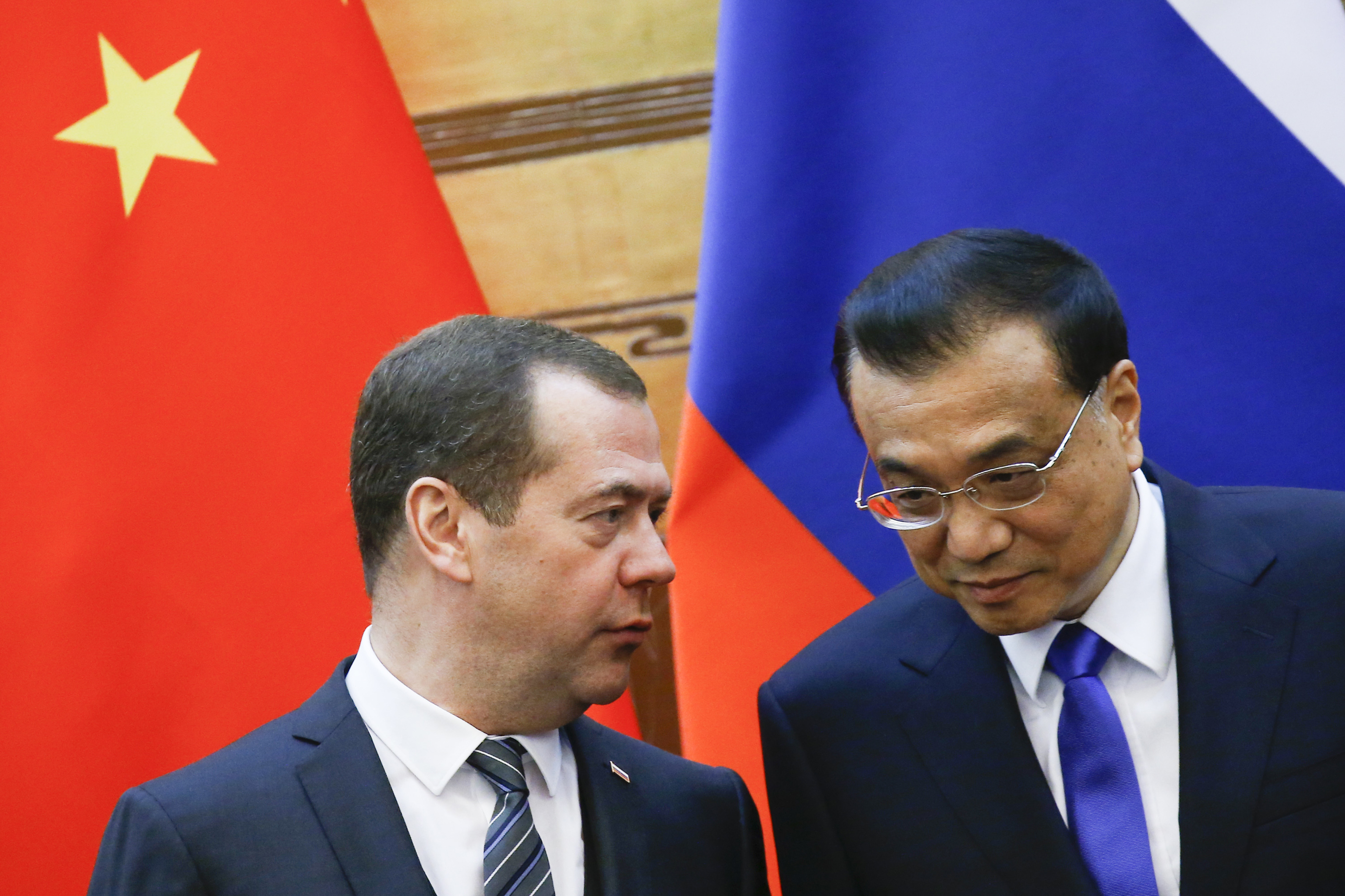 Chinese and Russian officials