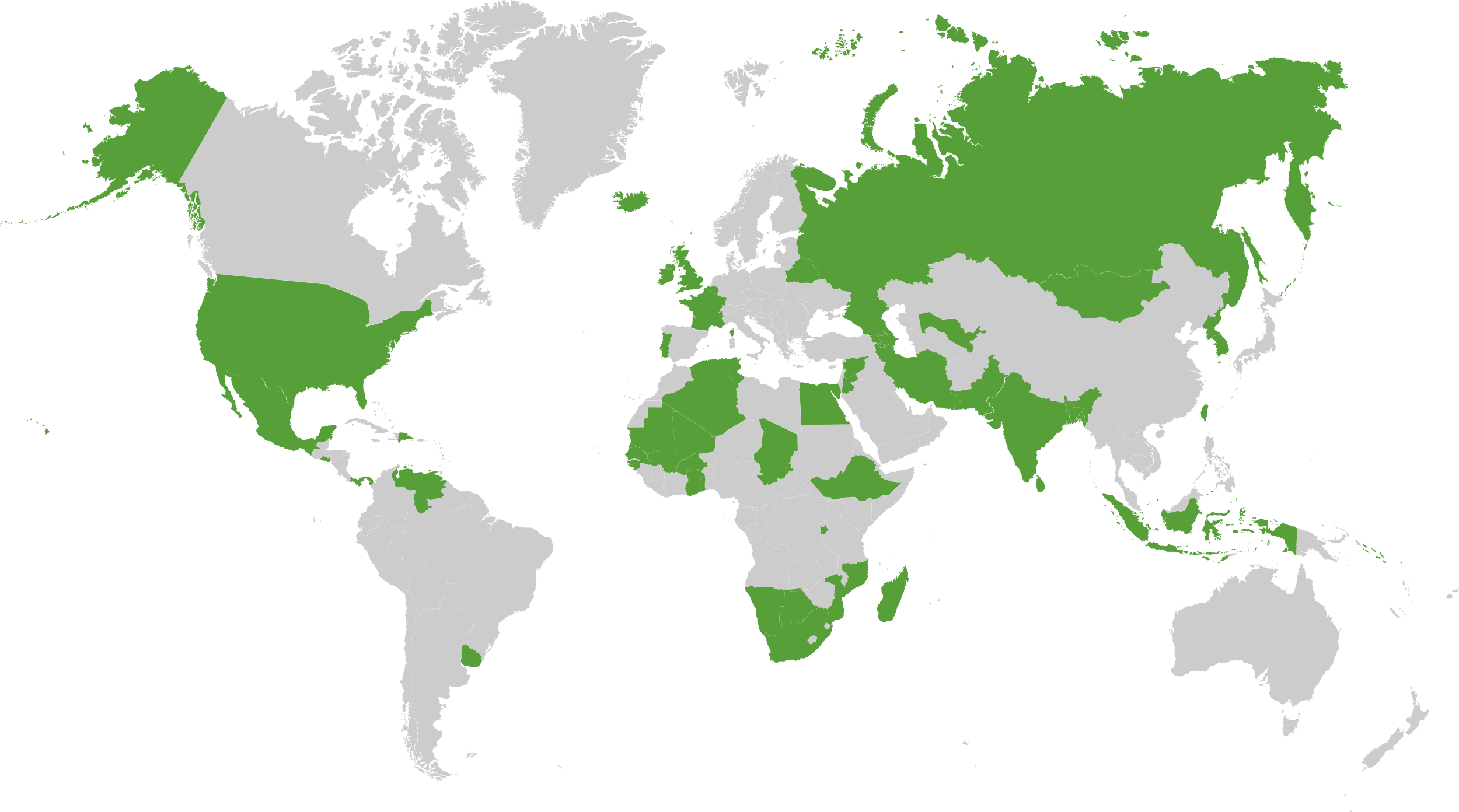 Color World Map