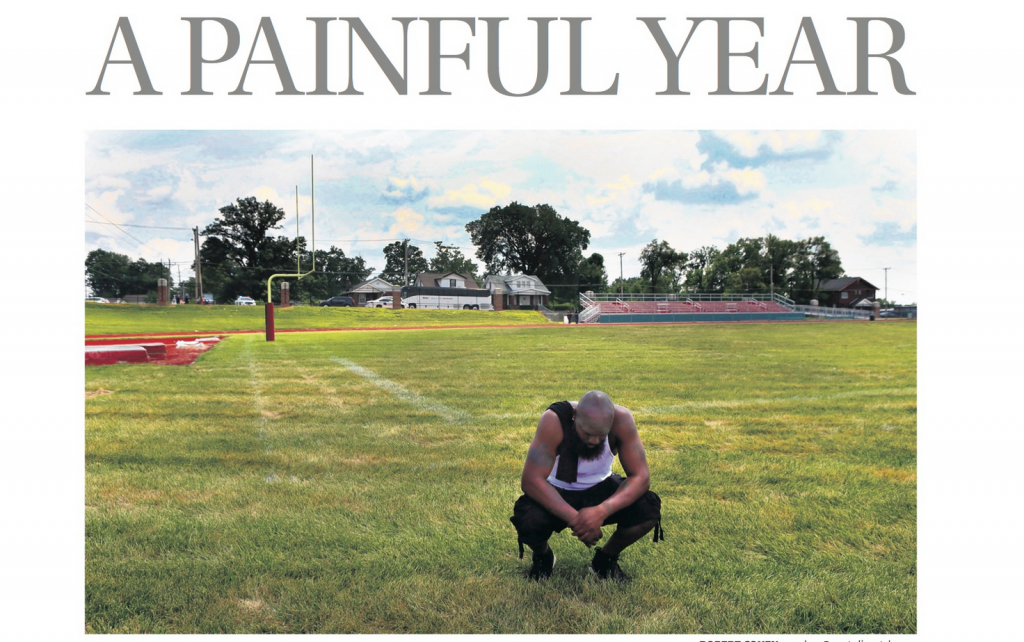 St. Louis Post-Dispatch&#39;s front page on Ferguson, 1 year later - Poynter