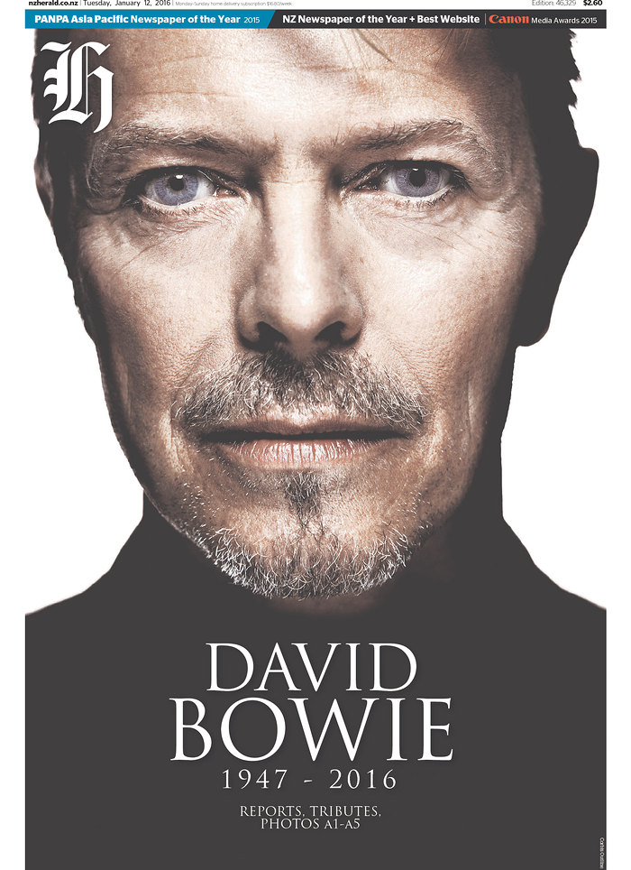 Front pages of the day: David Bowie, 1947-2016 - Poynter