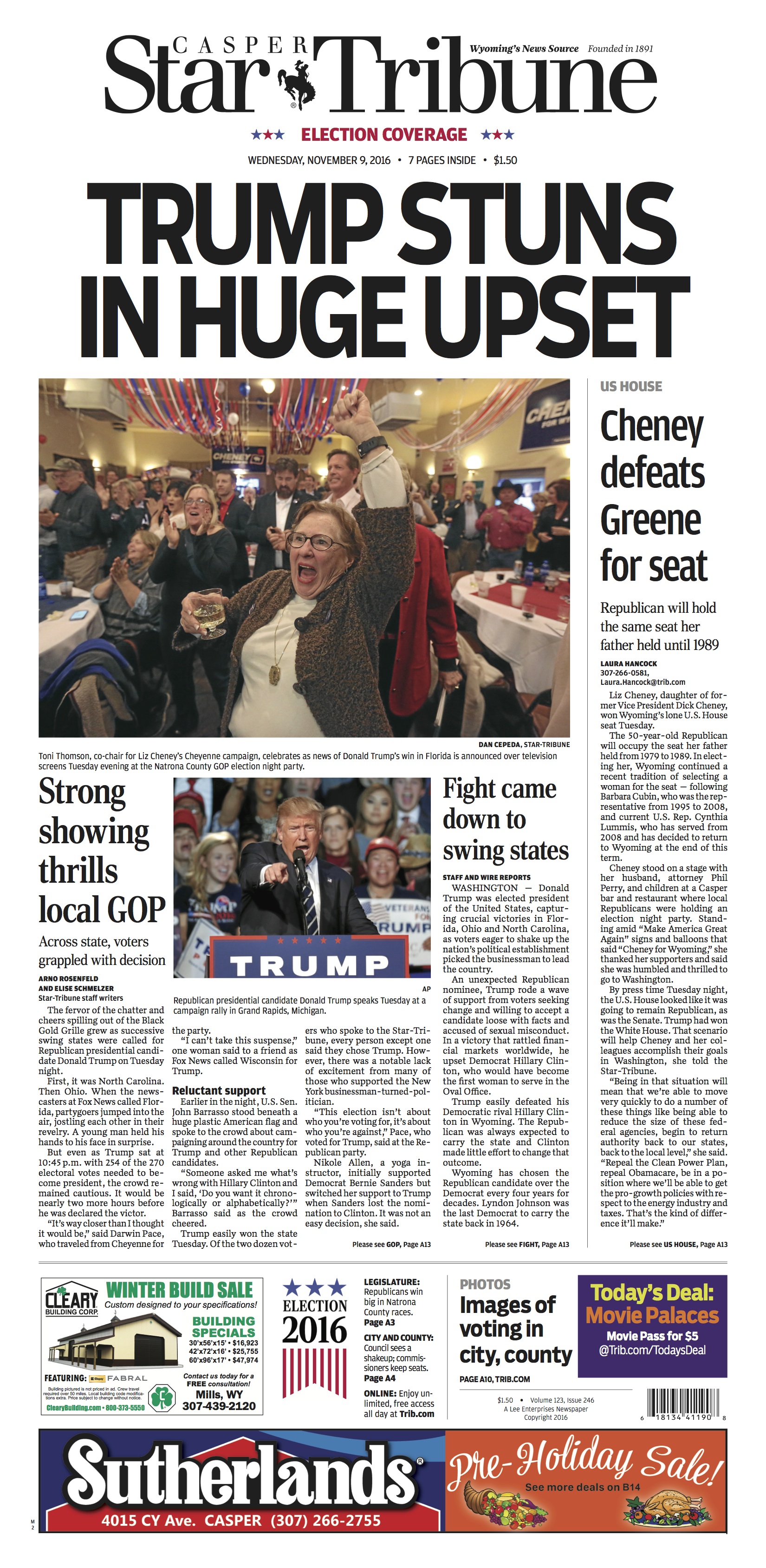 Front pages from all 50 states on Trump's win: 'Believe it' | Poynter