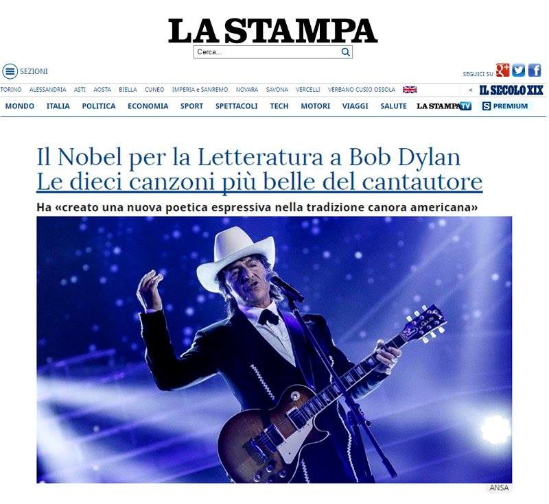 Screenshot La Stampa