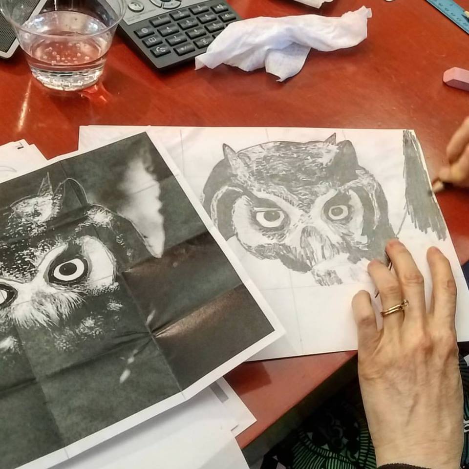 An owl by Janet Roberts, a data editor at Thomson Reuters. (Submitted photo)