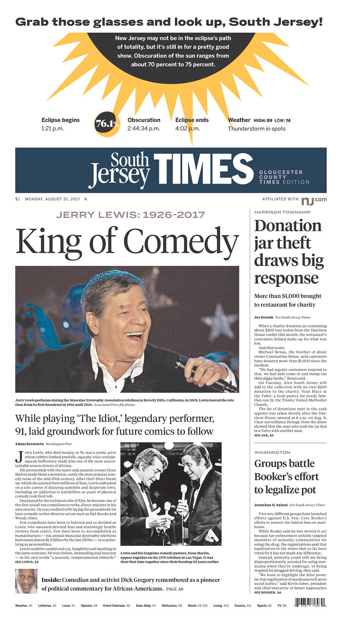 The solar eclipse is today, and these newspaper front pages are so