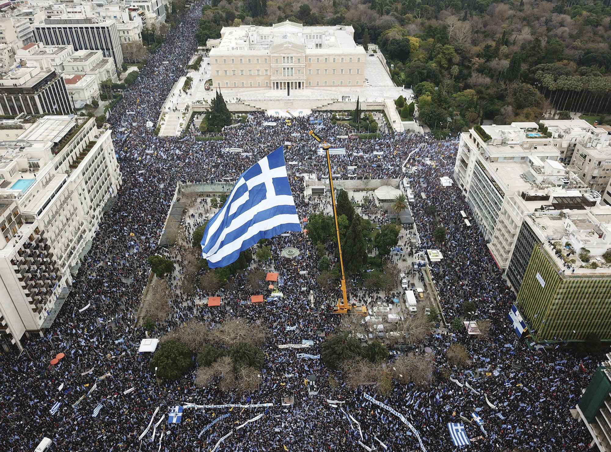 Athens protest