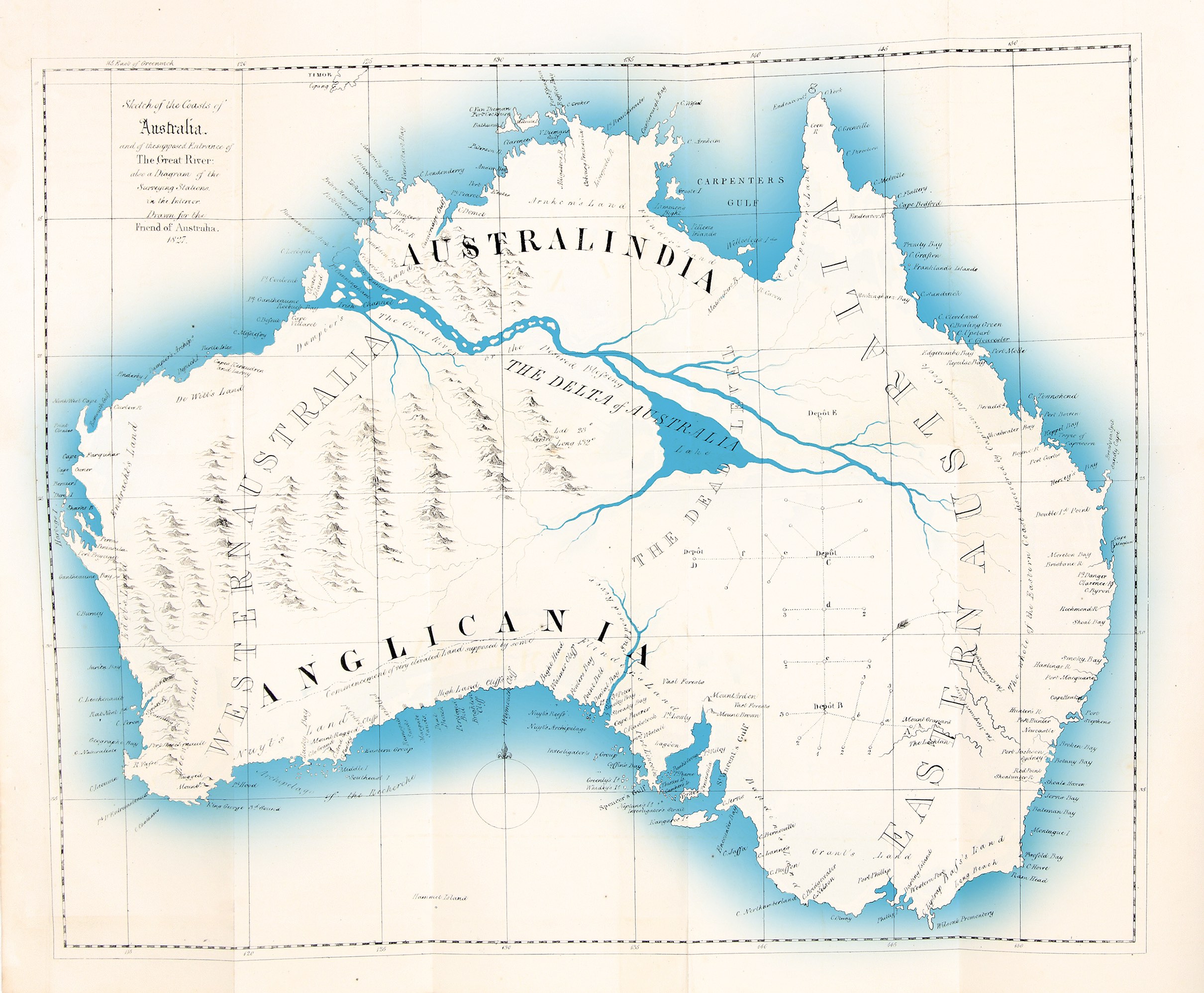 Fake Australian map