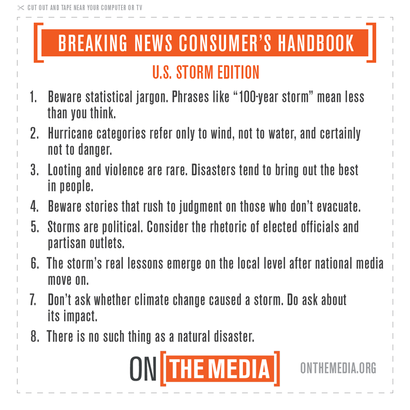 On the Media Consumer Handbook, Storm Edition