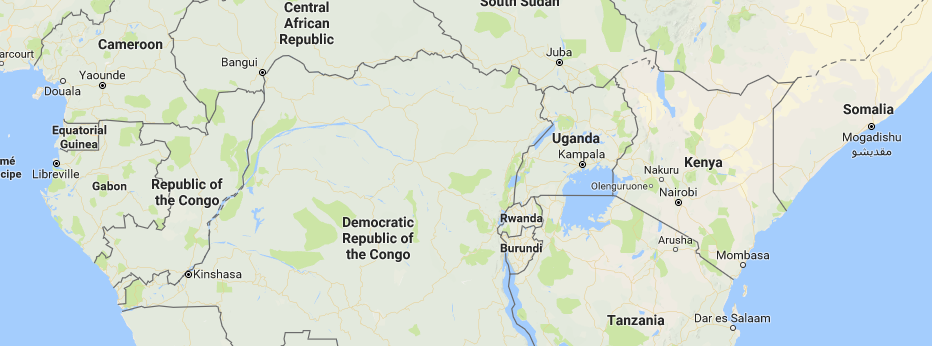 Burundi map