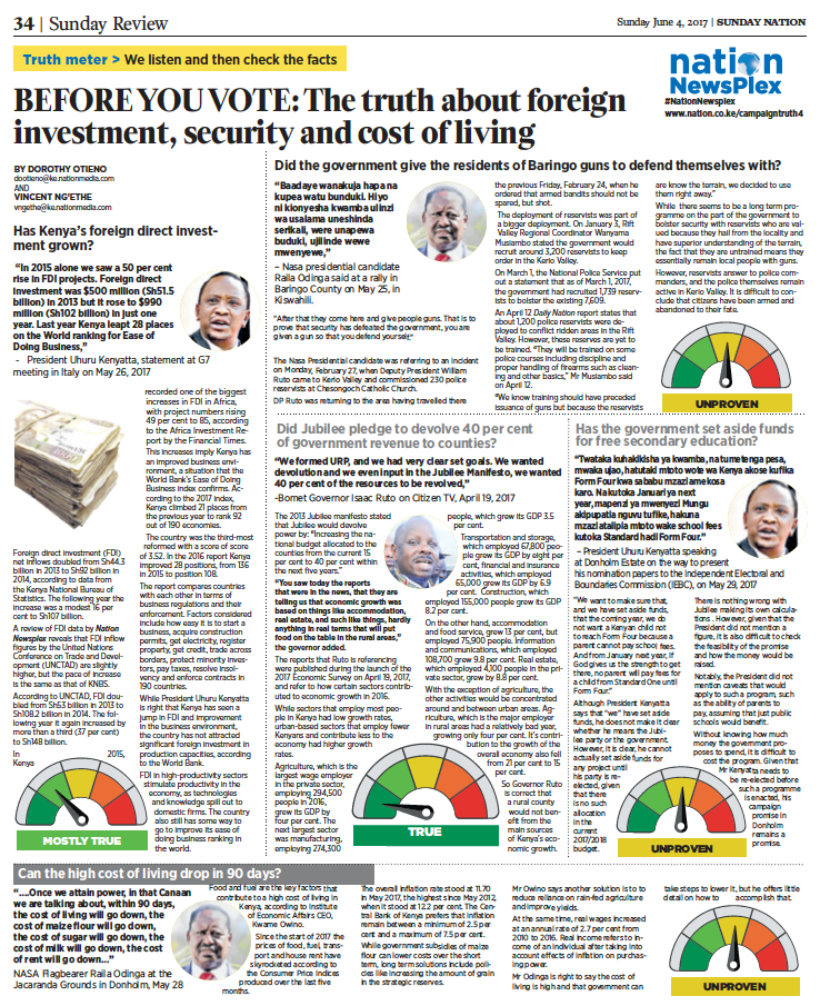 Uplifted Nemlig gå How the Daily Nation used fact-checking as an antidote to poisoned election  coverage – Poynter