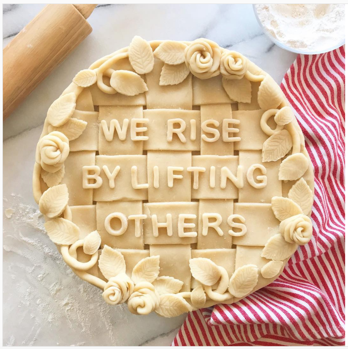 Pie: We rise by lifting others