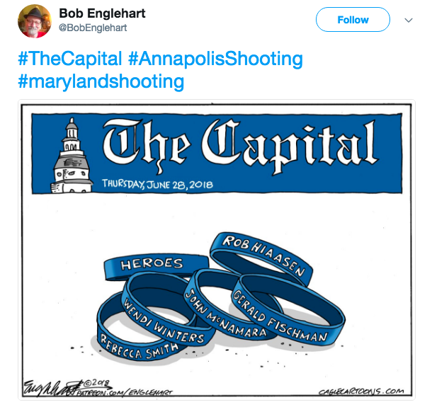 Bob Englehart / Capital Gazette cartoon 