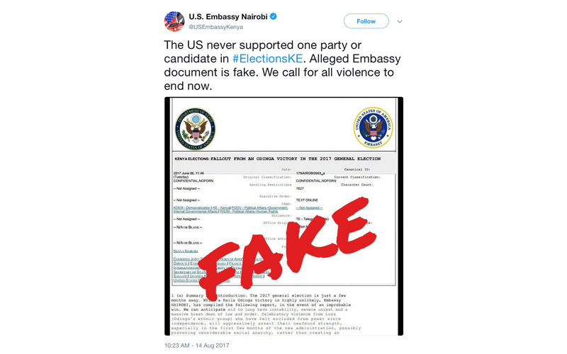 Fake news Kenya