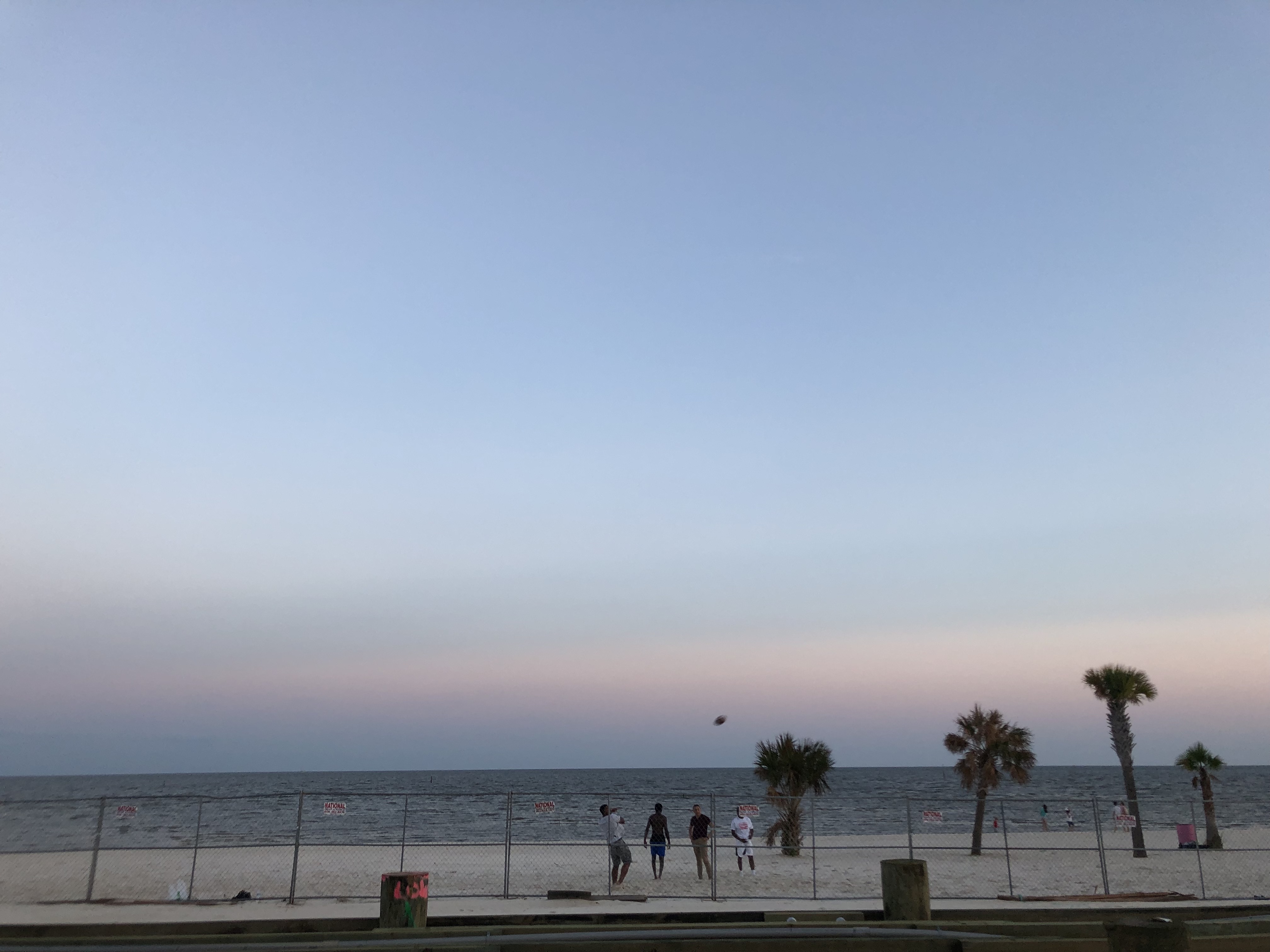 A beach in Biloxi, Mississippi, at sunset. (Photo: Lyndsey Gilpin)