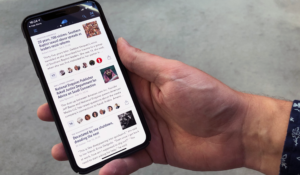 The Nuzzel app "provides industry news and media intelligence to busy professionals." (Ren LaForme/Poynter)