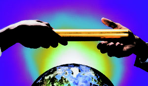 Passing the baton around the world