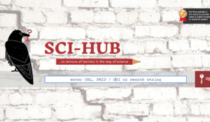 Screenshot, Sci-Hub.tw