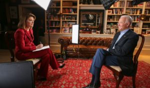 CBS’s Norah O’Donnell interviews Democratic presidential hopeful Joe Biden for Sunday’s “60 Minutes.” (Photo by Eric Kerchner for CBS News/"60 Minutes")
