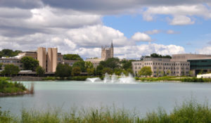 The campus at Northwestern University in Evanston, Illinois. (Shutterstock)