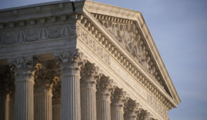 The Supreme Court is seen in Washington, Thursday afternoon, Nov. 5, 2020. (AP Photo/J. Scott Applewhite)