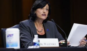 Dr. Rochelle Walensky, director of the CDC, testifies on Capitol Hill earlier this month. (AP Photo/Susan Walsh, Pool)