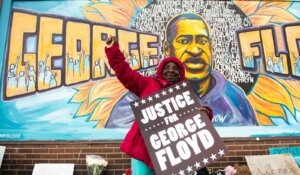 A photo from George Floyd Square in Minneapolis. (Photo by Chris Tuite /ImageSPACE/MediaPunch /IPX)