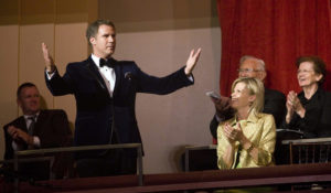 Like Will Ferrell at the Kennedy Center for the Performing Arts in 2011, it's time for you to take a bow ... at least for the summer. (AP Photo/Kevin Wolf)