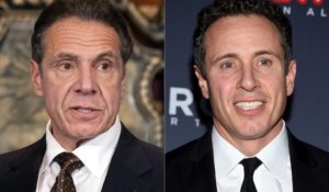 New York Gov. Andrew Cuomo, left, and his brother, CNN’s Chris Cuomo. (Mike Groll/Office of Governor of Andrew M. Cuomo via AP, left, and Evan Agostini/Invision/AP)