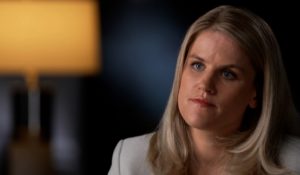 Facebook whistleblower Frances Haugen, during an appearance on Sunday’s “60 Minutes.” (Courtesy: CBS News)
