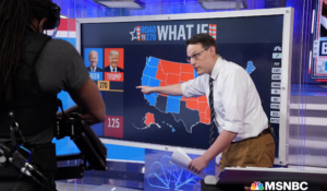 MSNBC’s Steve Kornacki during last November’s election. (Courtesy: NBC News)