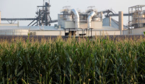 An ethanol refinery in Chancellor, South Dakota, on Thursday, July 22, 2021. (AP Photo/Stephen Groves)