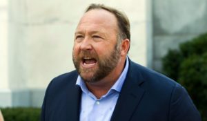 Alex Jones in 2018. (AP Photo/Jose Luis Magana, File)