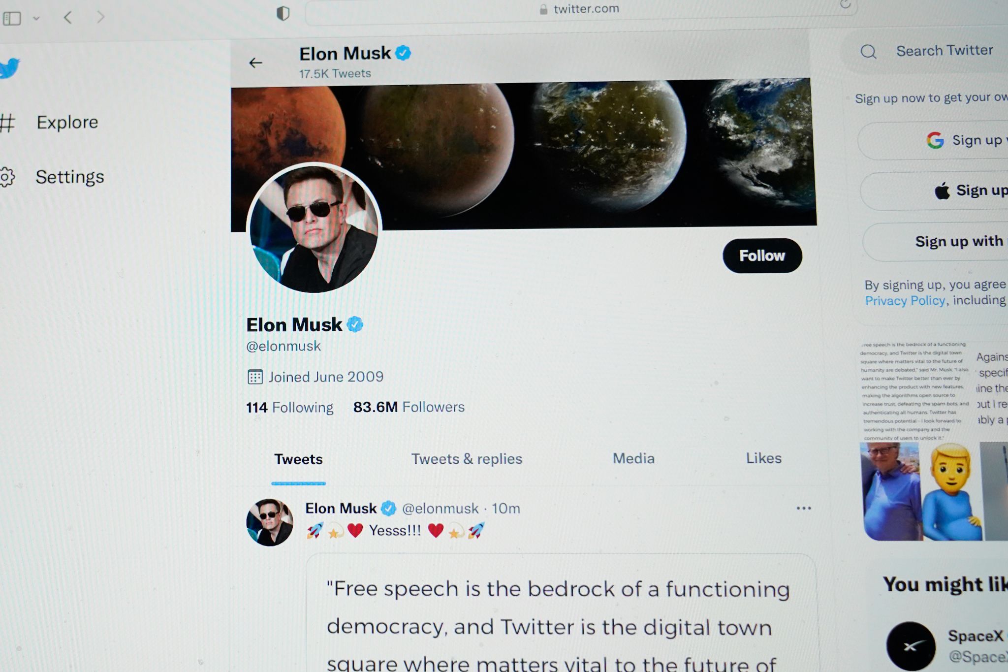 Elon Musk joining Twitter board is a great thing for Twitter and for free speech. There are many major improvements to Twitter I'd love to…
