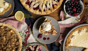 The Seattle Times’ holiday pie project showed me the value of collaborating with visuals teams. Cranberry pear, lemon and berry ginger pies baked for the project are pictured above. (Amanda Snyder/The Seattle Times)