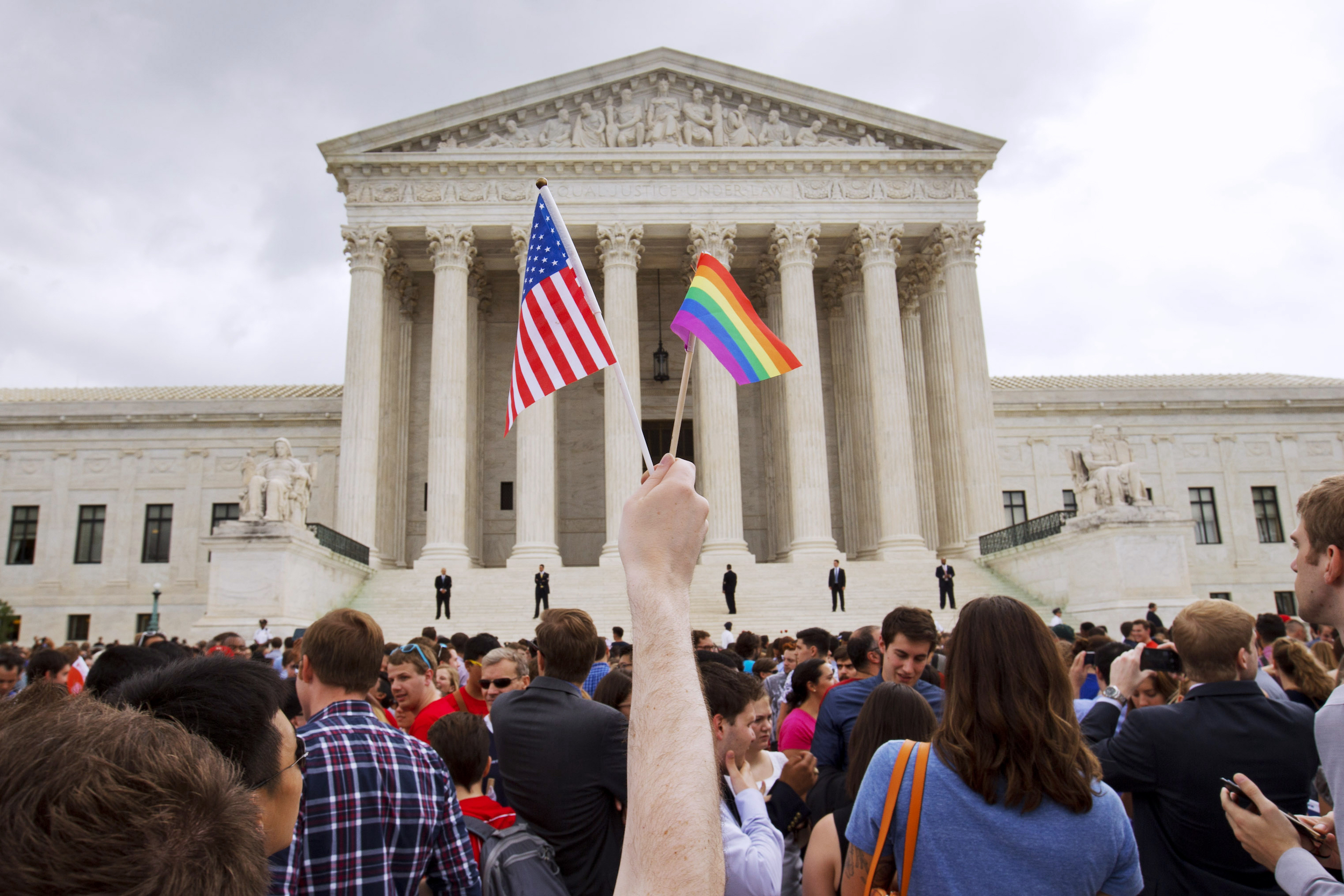 Same-sex marriage would be illegal in 25 to 32 states if the Supreme Court overturned Obergefell photo