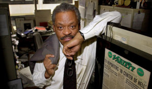 CNN anchor Bernard Shaw poses in his office at CNN's Washington bureau upon his retirement in 2001. (AP Photo/Alex Brandon, File)