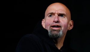 Pennsylvania Lt. Gov. John Fetterman, a Democratic candidate for U.S. Senate, speaks during a campaign last week. (AP Photo/Matt Rourke, file)