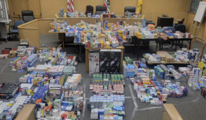 Police say more than $200,000 in stolen retail goods were seized in July from a home in San Francisco. (San Francisco Police Department via AP)