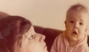 Me and my mom, circa 1975. Here, I demonstrate my curiosity about cameras.