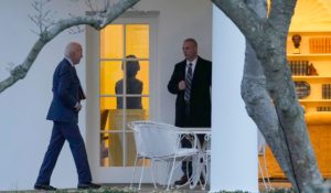President Joe Biden outside the White House on Wednesday. (AP Photo/Susan Walsh)