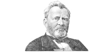 A drawing of President Ulysses S. Grant. (Shutterstock)