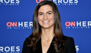 CNN’s Kaitlan Collins, shown here last December, will host tonight's town hall. (Photo by Evan Agostini/Invision/AP)