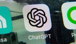The ChatGPT app is displayed on an iPhone in New York, May 18, 2023. (AP Photo/Richard Drew, File)
