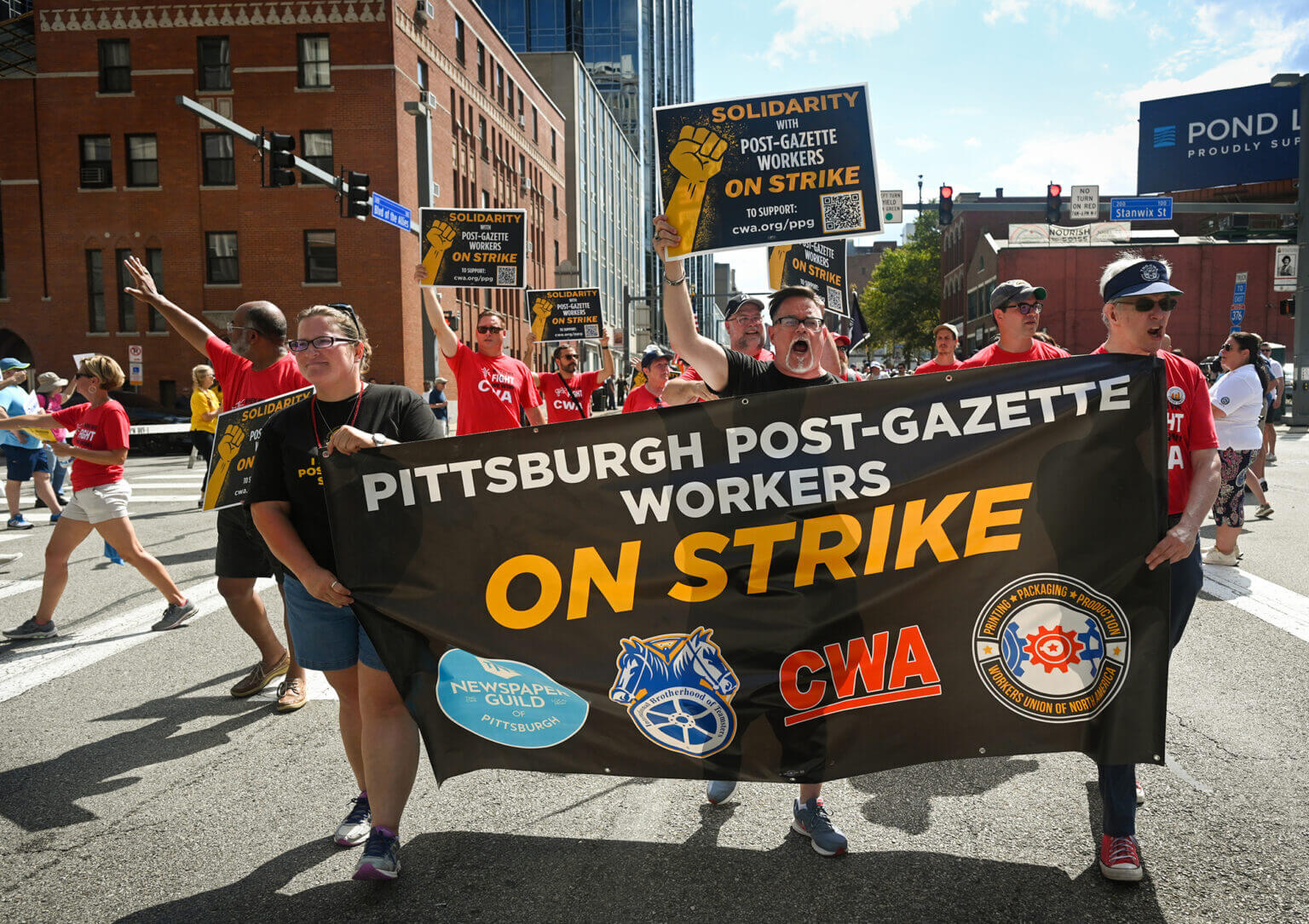 One year on strike: Pittsburgh Post-Gazette journalists are