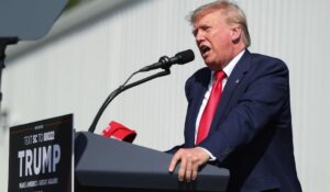 Donald Trump, shown here at a rally in South Carolina in September. (AP Photo/Artie Walker Jr., File)