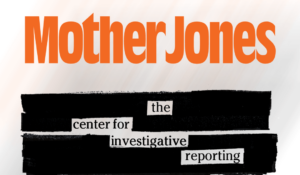 Logos for Mother Jones and the Center for Investigative Reporting