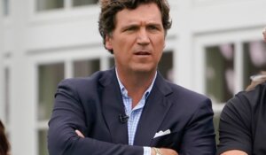 Tucker Carlson, shown here in July of 2022. (AP Photo/Seth Wenig, File)