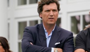 Tucker Carlson, shown here in July 2022. (AP Photo/Seth Wenig, File)