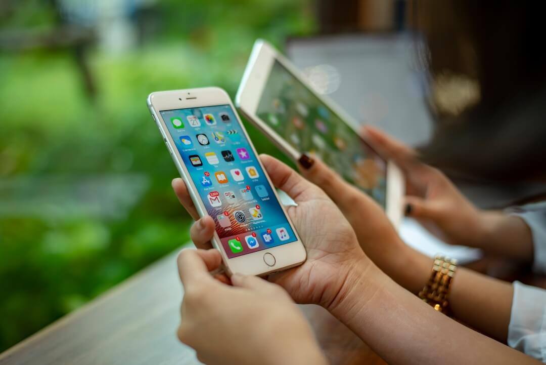 Udon Thani, Thailand October 21, 2018 : woman Using Apple iPhone. Young Influencer millennial Using Social Media on Smartphone, Like, Follower, Comment and share on internet social media.