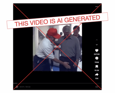 How a 2000 photo of Donald Trump and Bill Clinton became an AI hoax